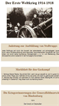 Mobile Screenshot of erster-weltkrieg.net